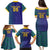 Custom Brazil Football Family Matching Puletasi and Hawaiian Shirt With Leopard Pattern