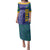 Custom Brazil Football Family Matching Puletasi and Hawaiian Shirt With Leopard Pattern