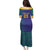 Custom Brazil Football Family Matching Puletasi and Hawaiian Shirt With Leopard Pattern