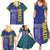 Custom Brazil Football Family Matching Summer Maxi Dress and Hawaiian Shirt With Leopard Pattern
