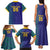 Custom Brazil Football Family Matching Tank Maxi Dress and Hawaiian Shirt With Leopard Pattern