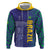 Custom Brazil Football Hoodie With Leopard Pattern