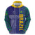 Custom Brazil Football Hoodie With Leopard Pattern