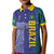 Custom Brazil Football Kid Polo Shirt With Leopard Pattern