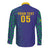 Custom Brazil Football Long Sleeve Button Shirt With Leopard Pattern