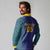 Custom Brazil Football Long Sleeve Polo Shirt With Leopard Pattern
