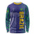 Custom Brazil Football Long Sleeve Shirt With Leopard Pattern