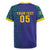 Custom Brazil Football Rugby Jersey With Leopard Pattern