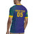 Custom Brazil Football Rugby Jersey With Leopard Pattern