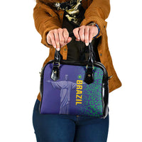 Brazil Football Shoulder Handbag With Leopard Pattern