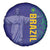 Brazil Football Spare Tire Cover With Leopard Pattern