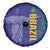 Brazil Football Spare Tire Cover With Leopard Pattern