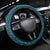 Brazil Football Steering Wheel Cover With Leopard Pattern