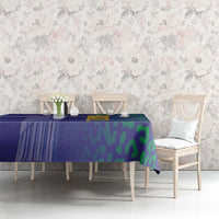 Brazil Football Tablecloth With Leopard Pattern