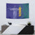 Brazil Football Tapestry With Leopard Pattern