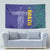 Brazil Football Tapestry With Leopard Pattern