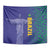 Brazil Football Tapestry With Leopard Pattern