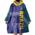 Custom Brazil Football Wearable Blanket Hoodie With Leopard Pattern