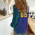 Custom Brazil Football Women Casual Shirt With Leopard Pattern