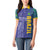 Custom Brazil Football Women Polo Shirt With Leopard Pattern