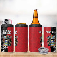 Personalized Antigua and Barbuda 4 in 1 Can Cooler Tumbler Land Of 365 Beaches