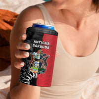 Personalized Antigua and Barbuda 4 in 1 Can Cooler Tumbler Land Of 365 Beaches