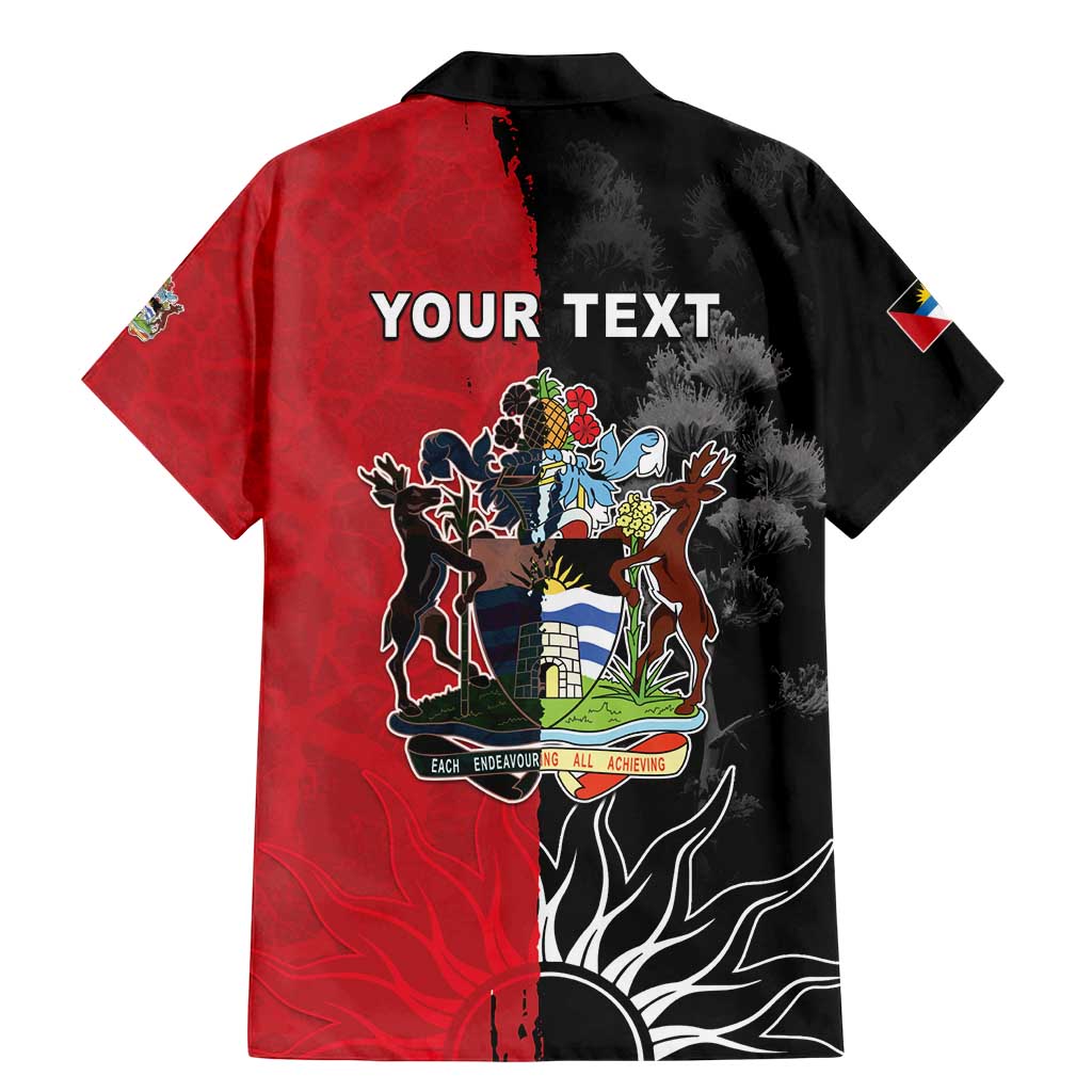 Personalized Antigua and Barbuda Family Matching Mermaid Dress and Hawaiian Shirt Land Of 365 Beaches