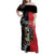 Personalized Antigua and Barbuda Family Matching Off Shoulder Maxi Dress and Hawaiian Shirt Land Of 365 Beaches