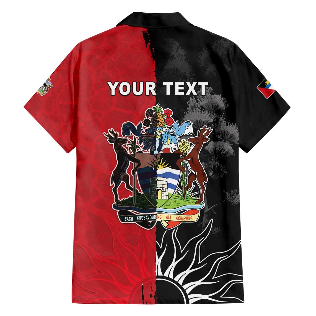 Personalized Antigua and Barbuda Family Matching Puletasi and Hawaiian Shirt Land Of 365 Beaches