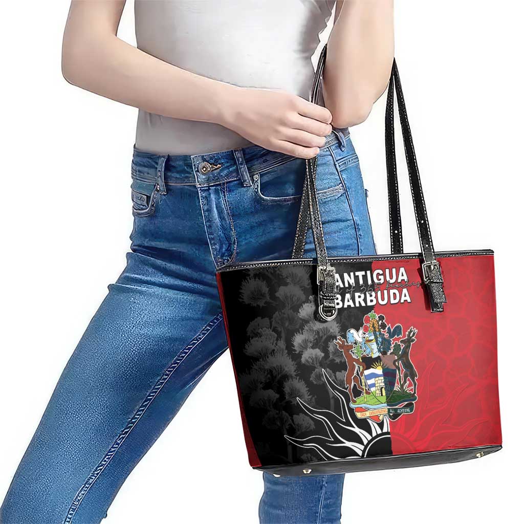 Antigua and Barbuda Leather Tote Bag Land Of 365 Beaches