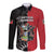 Personalized Antigua and Barbuda Long Sleeve Button Shirt Land Of 365 Beaches