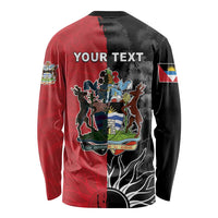 Personalized Antigua and Barbuda Long Sleeve Shirt Land Of 365 Beaches
