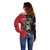Personalized Antigua and Barbuda Off Shoulder Sweater Land Of 365 Beaches