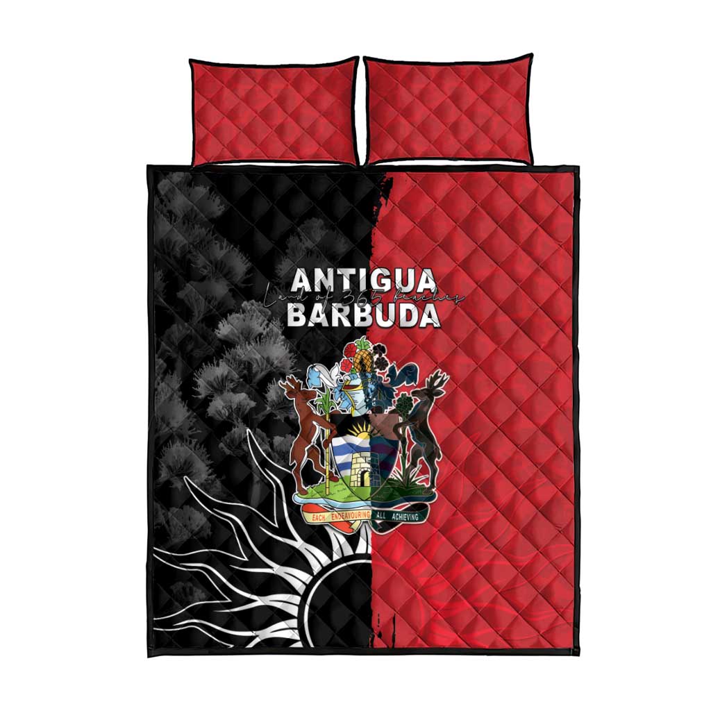 Antigua and Barbuda Quilt Bed Set Land Of 365 Beaches