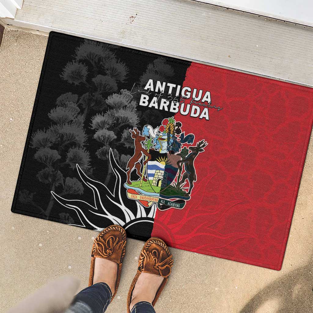 Antigua and Barbuda Rubber Doormat Land Of 365 Beaches