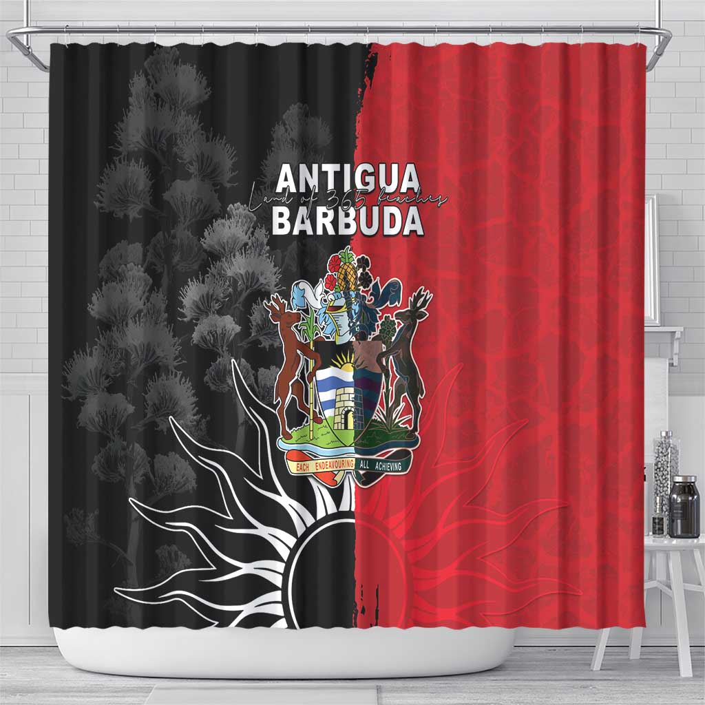 Antigua and Barbuda Shower Curtain Land Of 365 Beaches