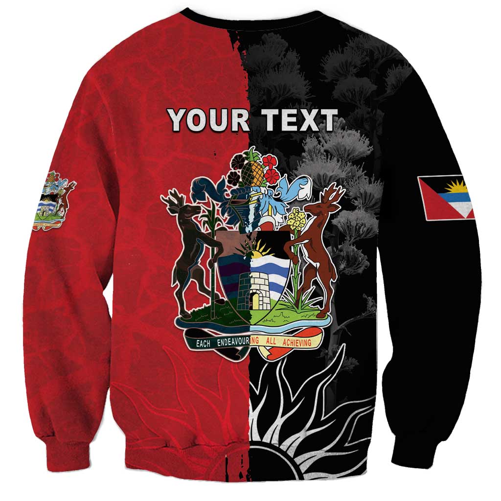 Personalized Antigua and Barbuda Sweatshirt Land Of 365 Beaches