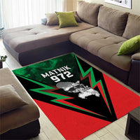 Martinique 972 Area Rug Matnik Map