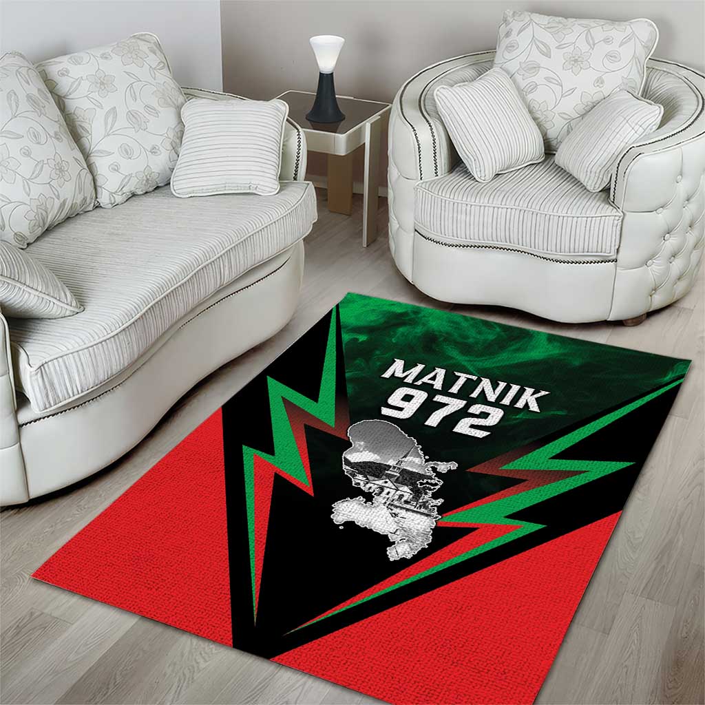 Martinique 972 Area Rug Matnik Map