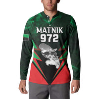 Personalized Martinique 972 Button Sweatshirt Matnik Map