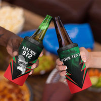 Personalized Martinique 972 4 in 1 Can Cooler Tumbler Matnik Map