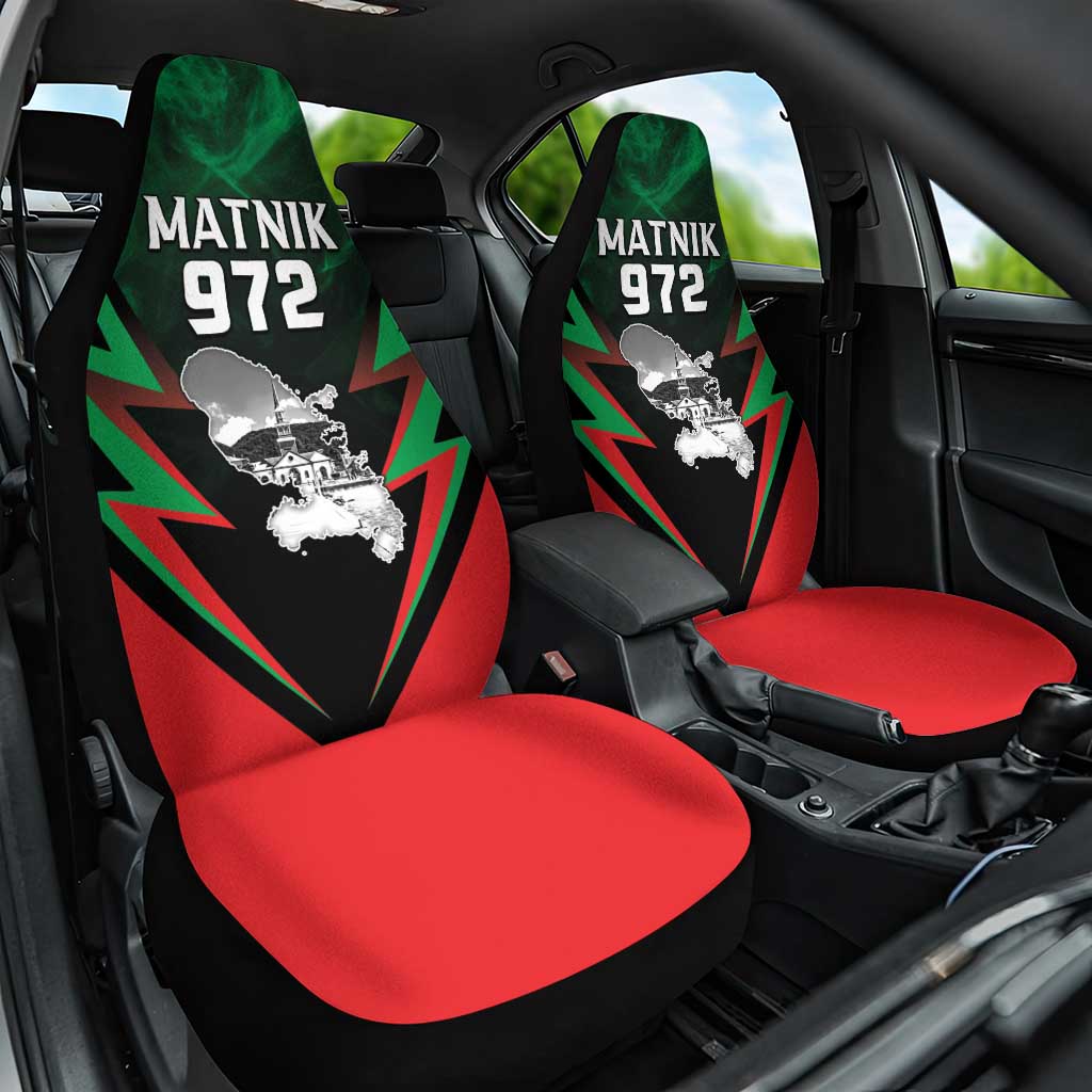 Martinique 972 Car Seat Cover Matnik Map