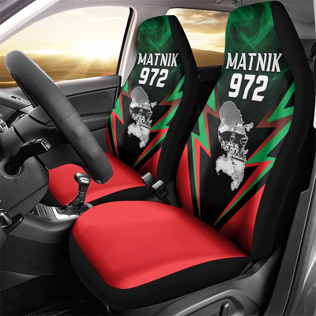 Martinique 972 Car Seat Cover Matnik Map