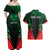 Personalized Martinique 972 Couples Matching Off Shoulder Maxi Dress and Hawaiian Shirt Matnik Map