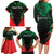 Personalized Martinique 972 Family Matching Long Sleeve Bodycon Dress and Hawaiian Shirt Matnik Map