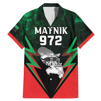 Personalized Martinique 972 Family Matching Mermaid Dress and Hawaiian Shirt Matnik Map