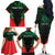 Personalized Martinique 972 Family Matching Off The Shoulder Long Sleeve Dress and Hawaiian Shirt Matnik Map