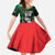Personalized Martinique 972 Family Matching Short Sleeve Bodycon Dress and Hawaiian Shirt Matnik Map