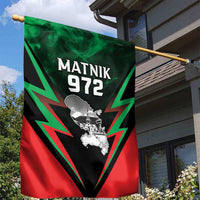 Martinique 972 Garden Flag Matnik Map