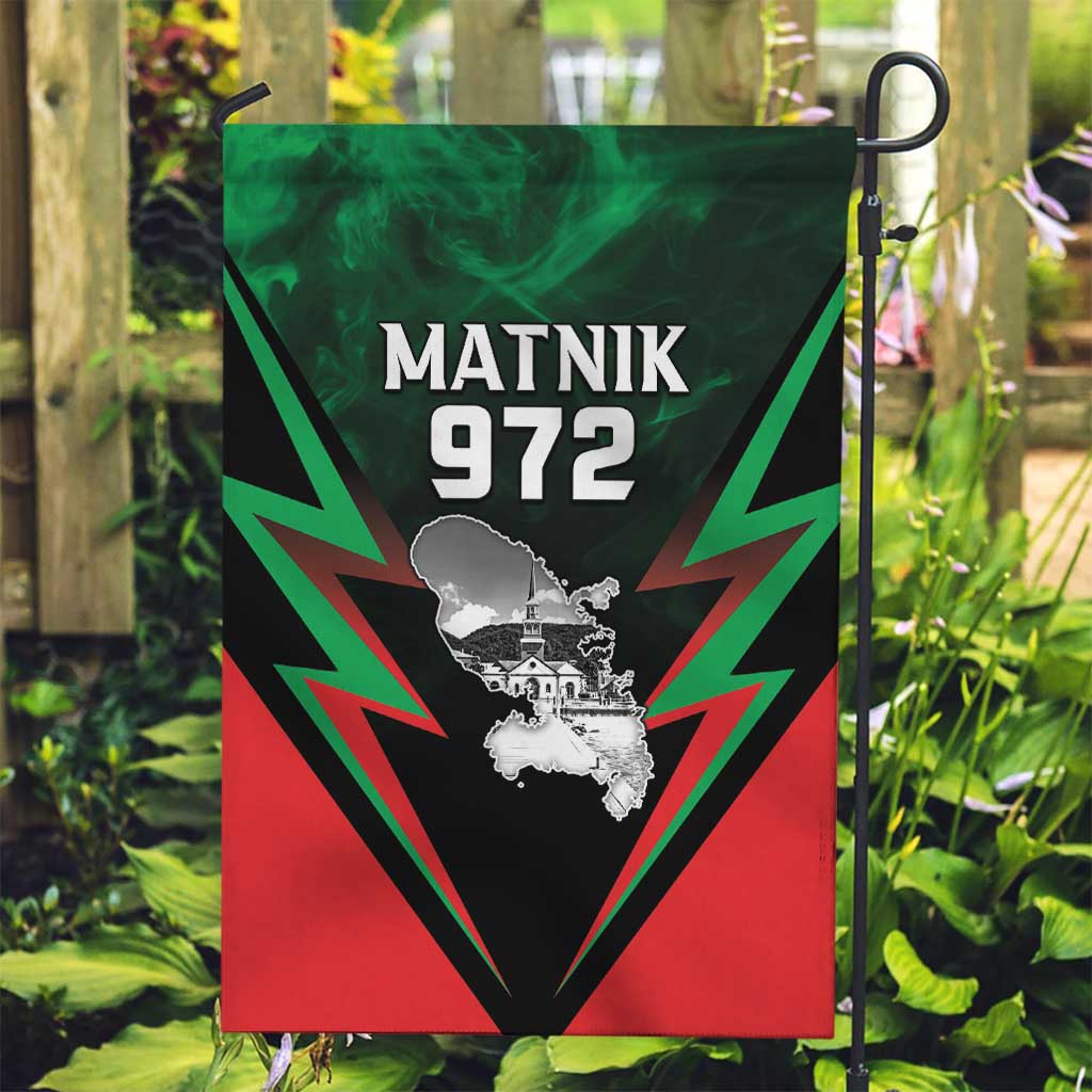 Martinique 972 Garden Flag Matnik Map